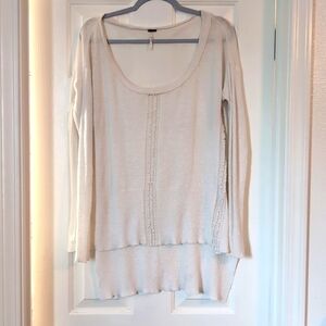 Free People hi-low lightweight top sz small